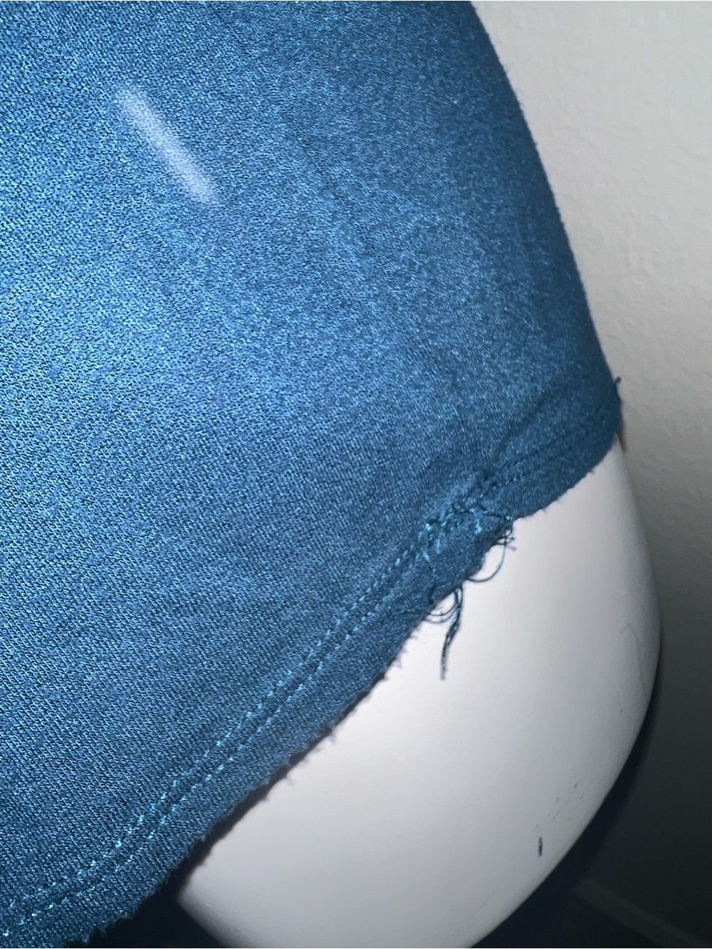 Torrid Teal Crochet Yoke Short Sleeve Blouse - Picture 4 of 9